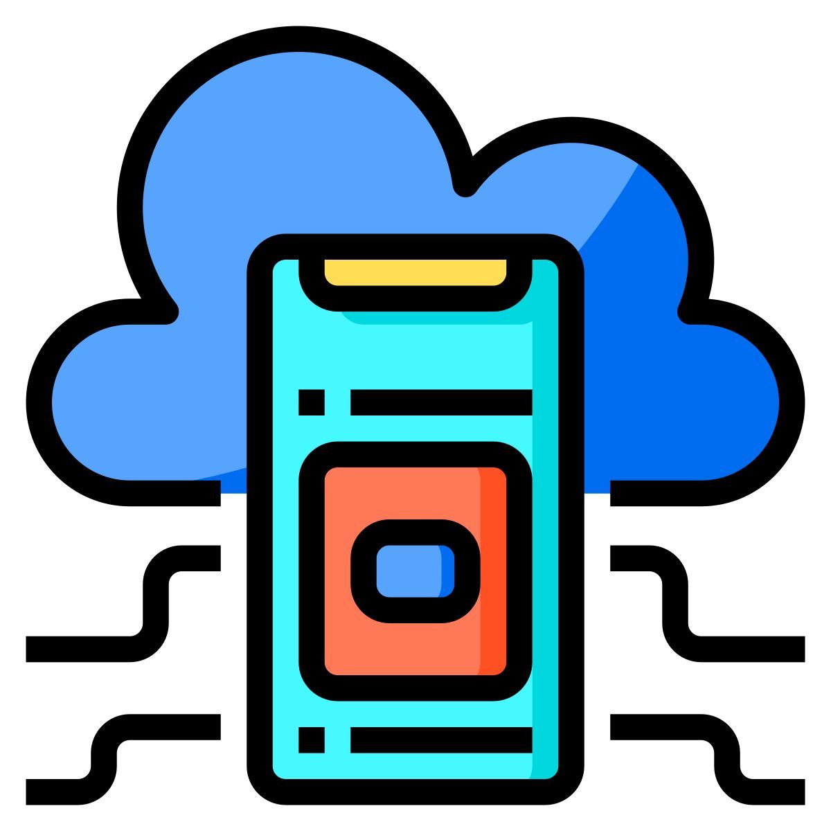cloud data icon