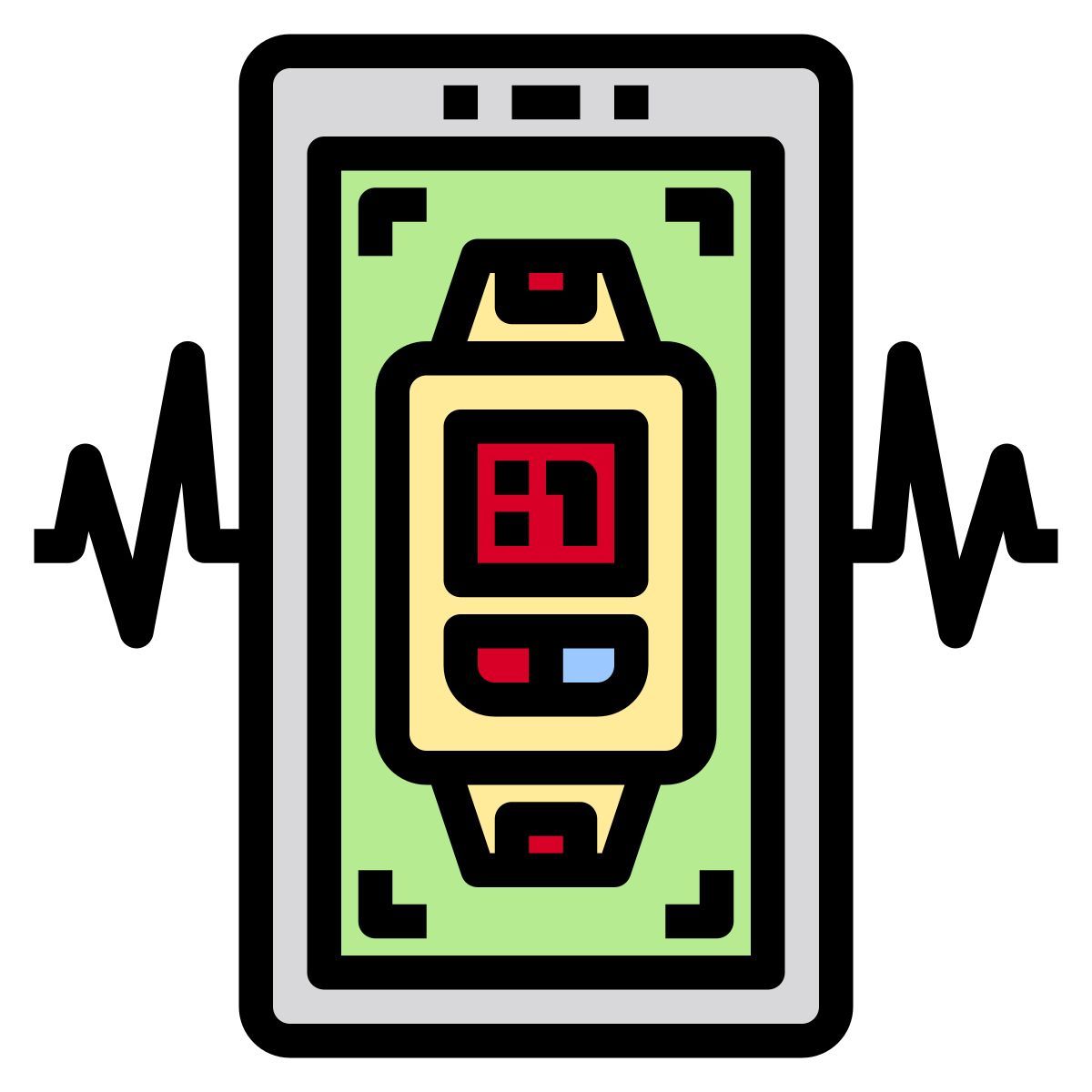 aplicación de reloj inteligente icon