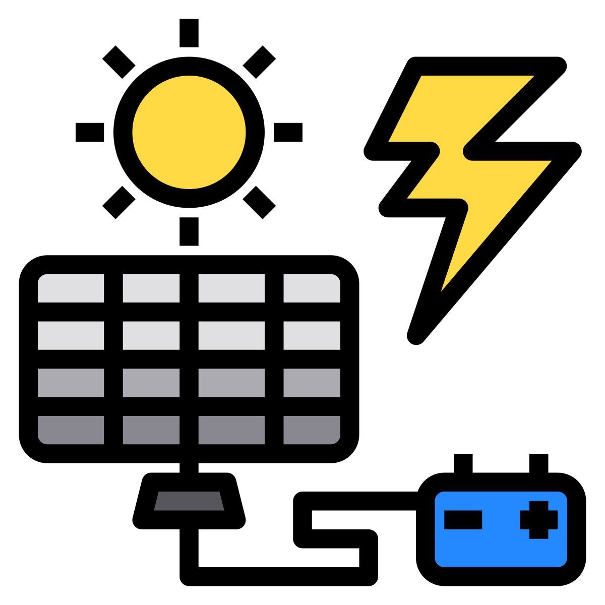 solar panel icon