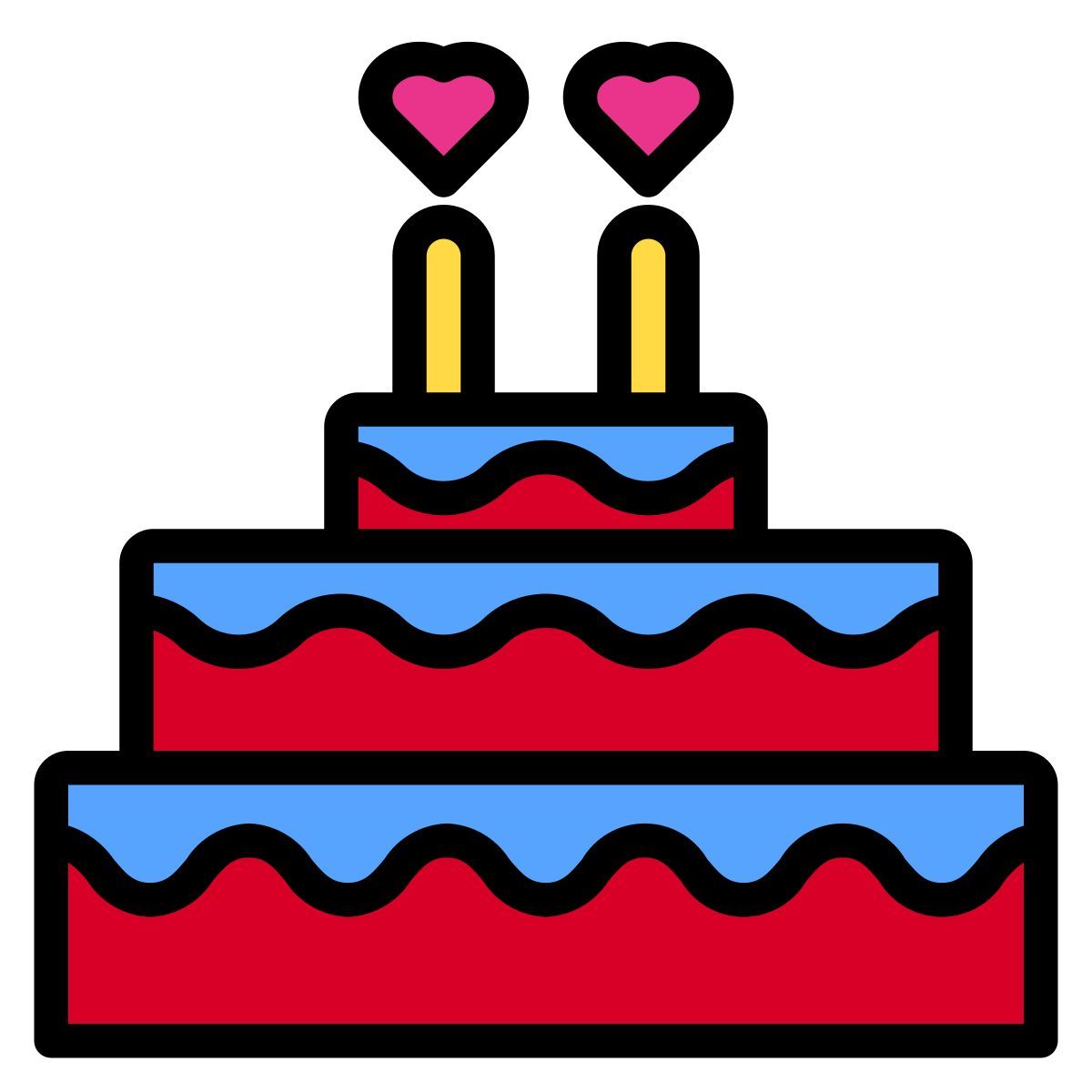 wedding cake icon