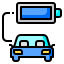 external car-battery-ev-car-phatplus-lineal-color-phatplus-2 icon