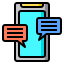 external chat-design-thinking-phatplus-lineal-color-phatplus icon