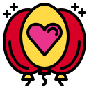 external balloons-romance-phatplus-lineal-color-phatplus icon
