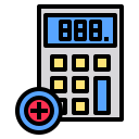 external calculator-online-marketing-phatplus-lineal-color-phatplus icon
