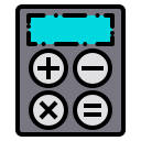 external calculator-school-phatplus-lineal-color-phatplus icon