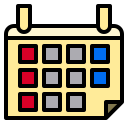 external calendar-business-phatplus-lineal-color-phatplus icon