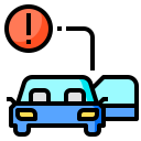 external car-alarm-ev-car-phatplus-lineal-color-phatplus icon