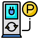 external charging-station-ev-car-phatplus-lineal-color-phatplus-3 icon