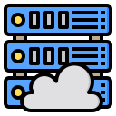 external cloud-server-interface-phatplus-lineal-color-phatplus-2 icon