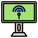 external computer-comunication-phatplus-lineal-color-phatplus icon