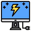 external computer-electricity-phatplus-lineal-color-phatplus-2 icon