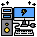 external computer-electricity-phatplus-lineal-color-phatplus icon