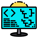 external computer-web-design-and-development-phatplus-lineal-color-phatplus-2 icon