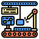 external conveyor-belt-ai-for-earth-phatplus-lineal-color-phatplus icon
