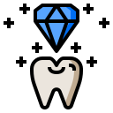 external diamond-odontologist-phatplus-lineal-color-phatplus icon
