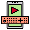 external entertainment-mobile-interface-phatplus-lineal-color-phatplus icon