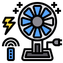 external fan-electricity-phatplus-lineal-color-phatplus icon