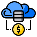 external finance-cloud-security-phatplus-lineal-color-phatplus icon