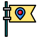 external flag-map-phatplus-lineal-color-phatplus icon