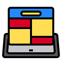 external frame-application-phatplus-lineal-color-phatplus icon
