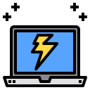 external laptop-electricity-phatplus-lineal-color-phatplus icon