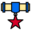 external medal-award-phatplus-lineal-color-phatplus-3 icon