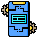 external mobile-service-encryption-phatplus-lineal-color-phatplus icon