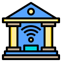 external online-payment-smart-city-phatplus-lineal-color-phatplus icon