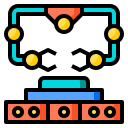 external robot-arm-intelligent-center-phatplus-lineal-color-phatplus icon