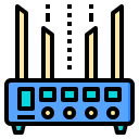 external router-smart-city-phatplus-lineal-color-phatplus icon