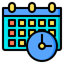 external schedule-business-ecosystem-phatplus-lineal-color-phatplus icon