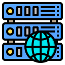 external server-storage-interface-phatplus-lineal-color-phatplus icon