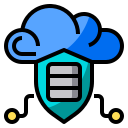 external shield-cloud-security-phatplus-lineal-color-phatplus icon