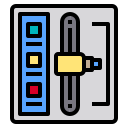 external shift-stick-motor-car-phatplus-lineal-color-phatplus icon