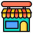 external shop-convenience-online-phatplus-lineal-color-phatplus icon