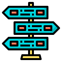 external signpost-comunication-phatplus-lineal-color-phatplus icon