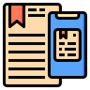 external smartphone-document-phatplus-lineal-color-phatplus icon