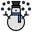 external snowman-weather-phatplus-lineal-color-phatplus icon