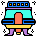 external space-capsule-aerospace-phatplus-lineal-color-phatplus icon