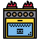external stove-household-appliances-phatplus-lineal-color-phatplus icon