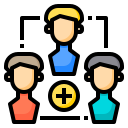 external team-corporation-phatplus-lineal-color-phatplus icon