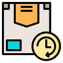 external time-warehouse-phatplus-lineal-color-phatplus icon