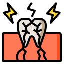 external toothache-odontologist-phatplus-lineal-color-phatplus icon