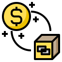 external transfer-currency-phatplus-lineal-color-phatplus icon