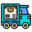 external truck-warehouse-phatplus-lineal-color-phatplus icon