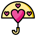 external umbrella-love-party-phatplus-lineal-color-phatplus icon
