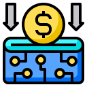 external wallet-currency-phatplus-lineal-color-phatplus icon