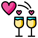 external wine-love-party-phatplus-lineal-color-phatplus icon