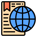 external worldwide-document-phatplus-lineal-color-phatplus icon