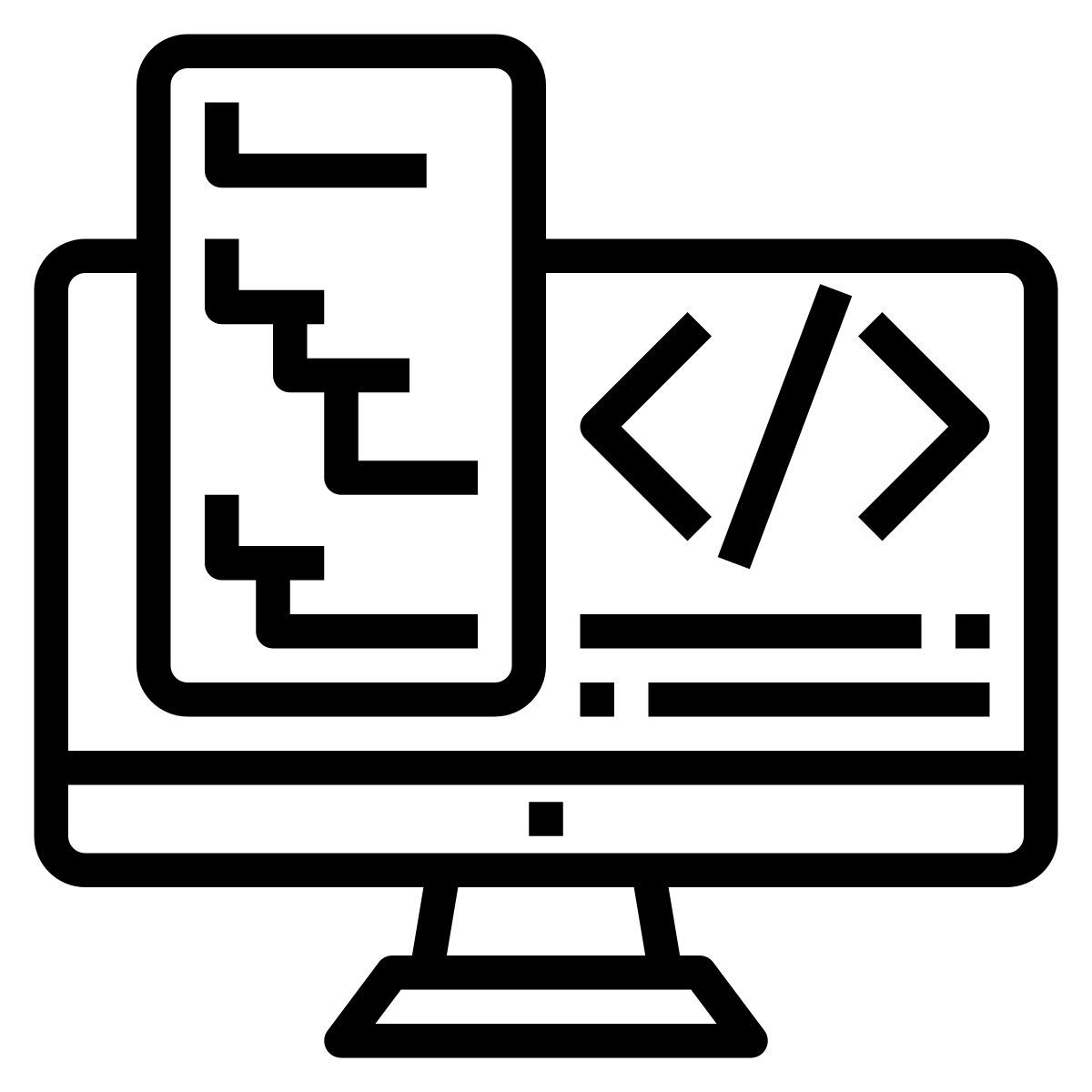 프로그램 작성 icon